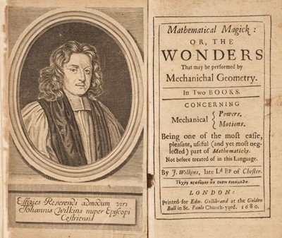 Lot 262 - Wilkins (John). Mathematical magick, 1680