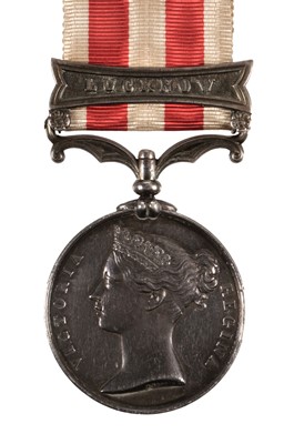 Lot 271 - Indian Mutiny Medal to Private D. Irewin, Madras Fusiliers