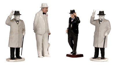 Lot 392 - Churchill (Winston Spencer). Royal Doulton and Spode figures