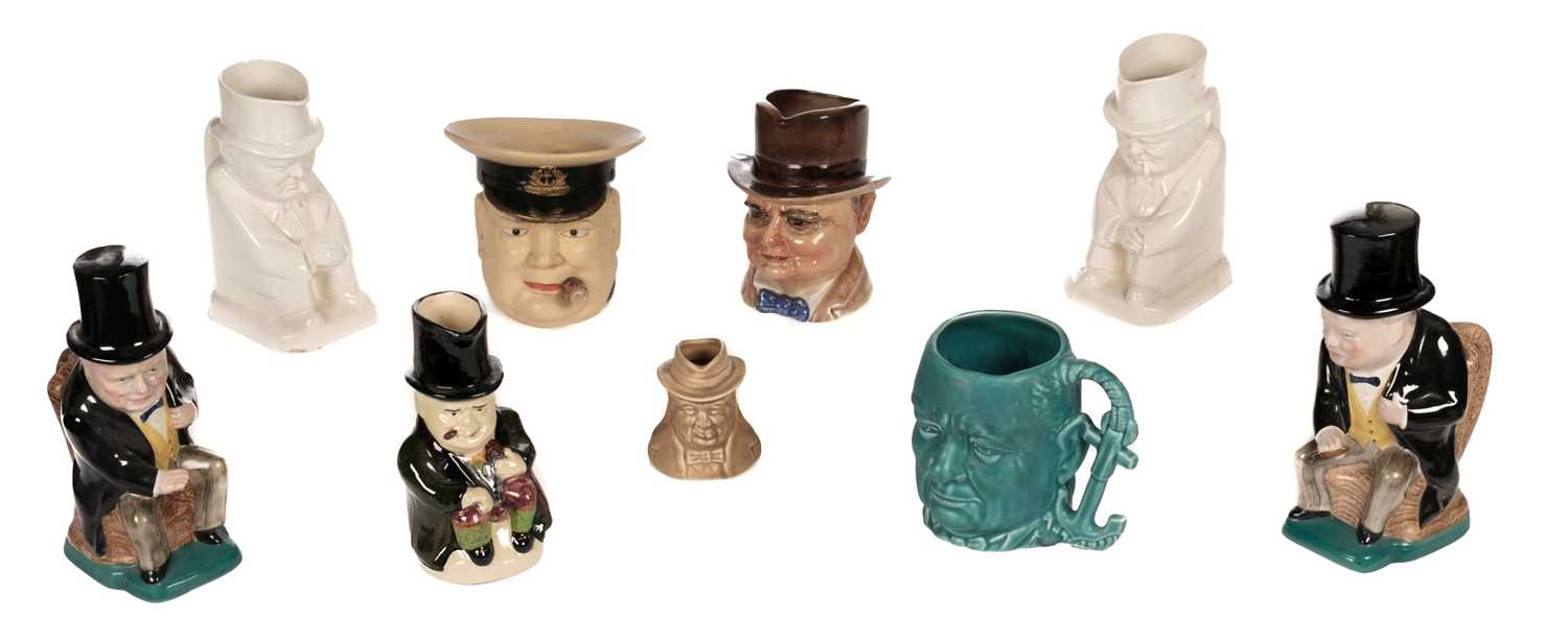Lot 391 - Churchill (Winston Spencer). A collection of toby jugs