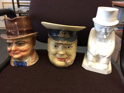 Lot 391 - Churchill (Winston Spencer). A collection of toby jugs