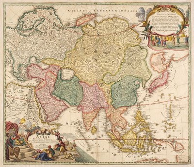 Lot 153 - Asia. Homann (J. B.), Asiae Recentissima Delineatio..., Nuremberg, circa 1720