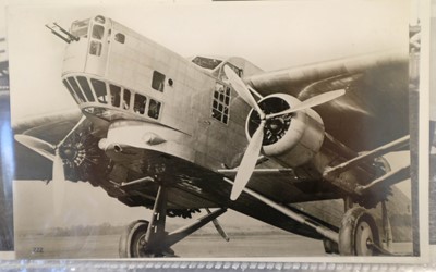 Lot 12 - Aviation Photographs. A collection of black and white photographs
