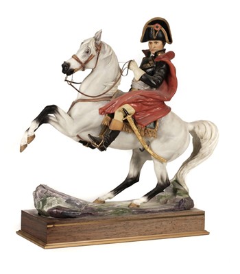 Lot 247 - Royal Worcester. Napoleon Bonaparte modelled by B Winskill