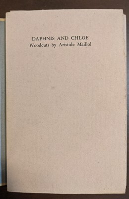 Lot 764 - Maillol (Aristide, illustrator). Daohnis and Chloe, 1937