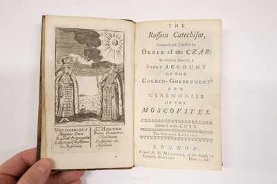 Lot 31 - Russia. The Russian Catechism, 2nd edition, 1725, & 1 other