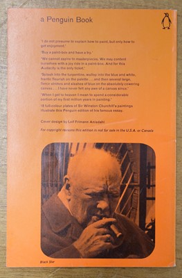 Lot 359 - Churchill (Winston Spencer, 1874-1965). Painting as a Pastime, 1st Penguin Books edition, 1964