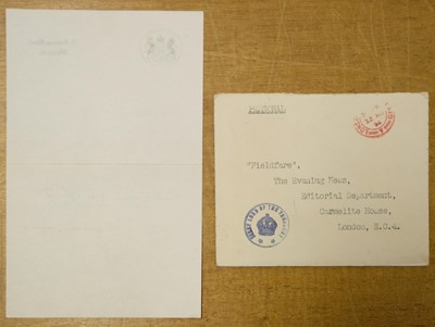 Lot 372 - Churchill (Winston Spencer). Typed Letter Signed, ‘Winston S. Churchill’, 22 November 1954