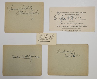 Lot 367 - Churchill (Winston Spencer, 1874-1965). Autograph Signature, 'Winston S. Churchill', circa 1900