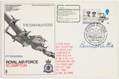 Lot 337 - Wallis (Barnes Neville, 1887-1979). A pair of First Day Covers Signed, 'Barnes Wallis'
