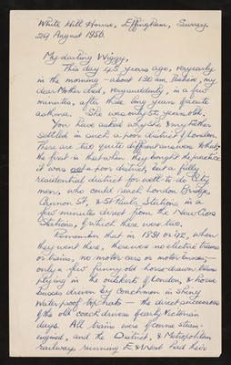 Lot 329 - Wallis (Barnes Neville, 1887-1979). Autobiographical notes in the form of an autograph letter signed