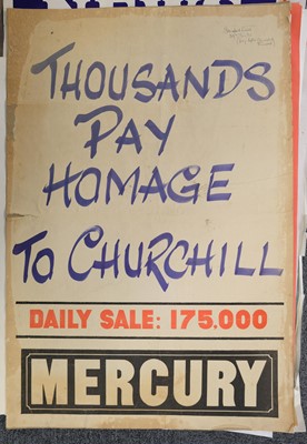 Lot 378 - Death of Churchill. Sunday Mirror. The Great Farewell Pictures, [1965]