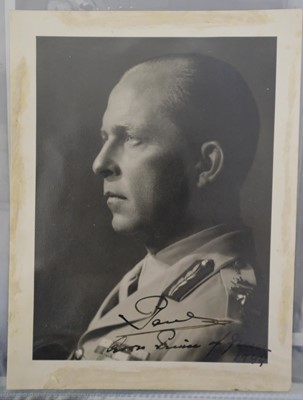 Lot 380 - World War II Leaders. A group of signed photographs of World War II leaders and related, c. 1940s