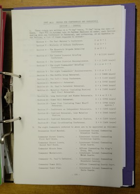 Lot 377 - Funeral of Rt. Hon. Sir Winston Leonard Spencer-Churchill, a group of printed ephemera