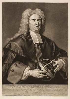 Lot 121 - Faber (John, c.1695-1756). Nicolaus Sandersonus A.M. Matheseos Professor Cantabrigiae & R.S.S.