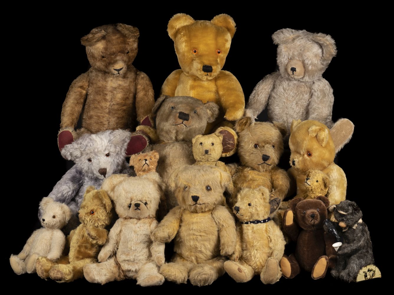 First Stuffed Bear Lot 489 - Teddy Bears. An early teddy bear, probably