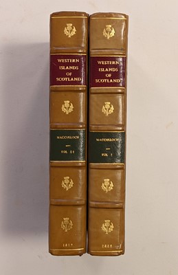 Lot 112 - MacCulloch (John). A Description of the Western Islands of Scotland, 1819, & Jameson, Shetland, 1798