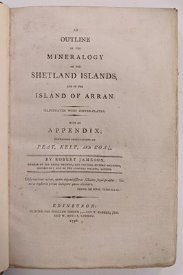 Lot 112 - MacCulloch (John). A Description of the Western Islands of Scotland, 1819, & Jameson, Shetland, 1798