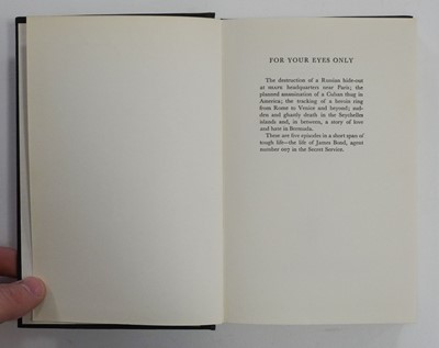 Lot 819 - Fleming (Ian). For Your Eyes Only, 1st edition, 1960