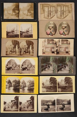 Lot 143 - Travel & Topography. A group of approximately 110 worldwide travel stereoviews