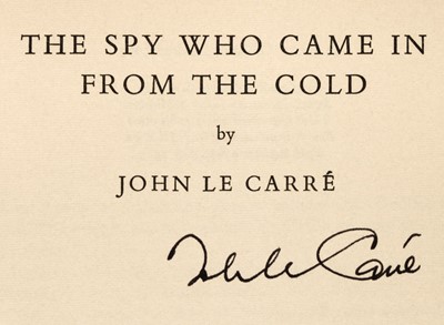 Lot 856 - Le Carre (John). The Spy Who Came in from the Cold, 5th impression, 1963