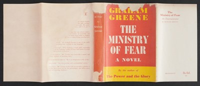 Lot 836 - Greene (Graham). The Ministry of Fear, 1st edition, 1943
