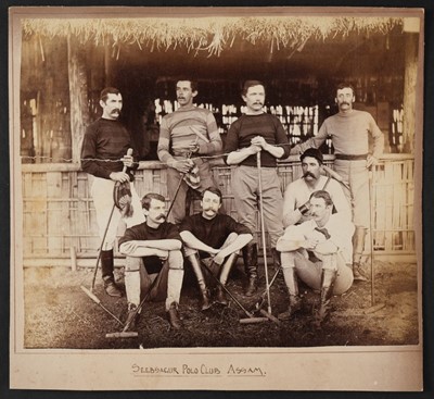 Lot 23 - Polo. A group of 25 medium & larger-format photographs of the Western polo players, mostly. c. 1890s