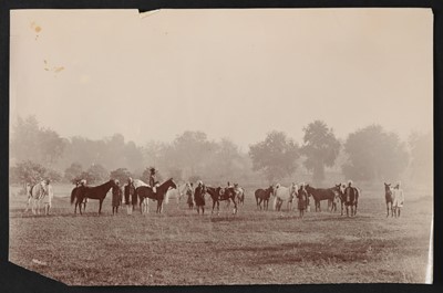 Lot 23 - Polo. A group of 25 medium & larger-format photographs of the Western polo players, mostly. c. 1890s