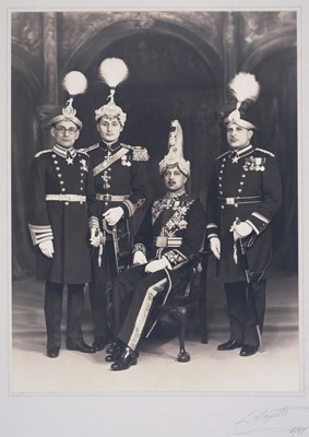 Lot 401 - Nepal. A group of 6 photographs of Nepalese royalty by Lafayette, c. 1938