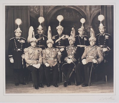 Lot 401 - Nepal. A group of 6 photographs of Nepalese royalty by Lafayette, c. 1938