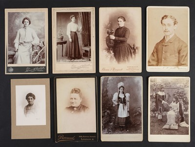 Lot 130 - Cartes de Visite. A collection of approximately 140 albumen print cartes de visite, 1860s and later