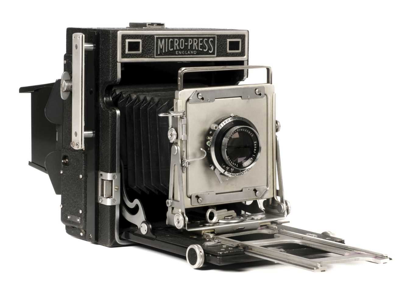 Lot 108 - MPP Micro-Press 5x4 large format camera with