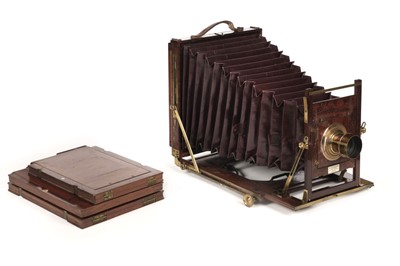 Lot 115 - W. Watson & Sons "Acme" 8 x 10 inch plate camera with early Ross lens (Serial No 6794)