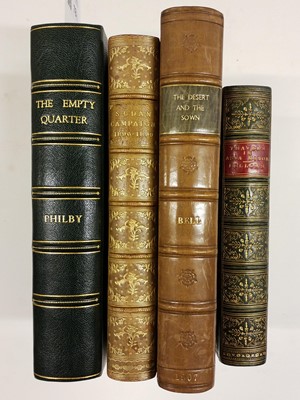 Lot 78 - Philby (H. St J. B.). The Empty Quarter, 1st edition, 1933, & 6 others, Middle East