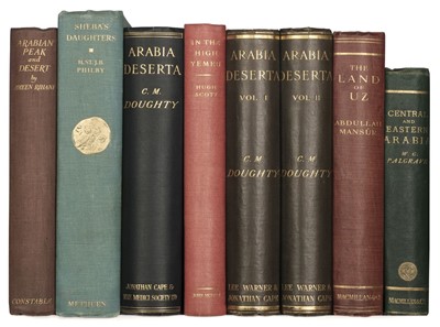 Lot 53 - Doughty (Charles M.). Travels in Arabia Deserta, 2nd edition, 1921, & 6 others