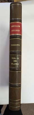 Lot 27 - Pierotti (Ermete). Jerusalem Explored, 2 volumes, 1st edition, 1865
