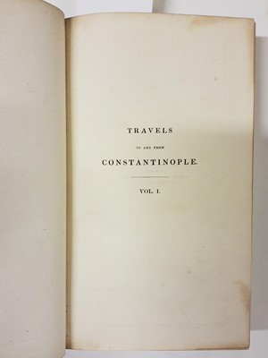 Lot 58 - Frankland (Charles). Travels to and From Constantinople, 1st edition, 1829