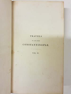 Lot 58 - Frankland (Charles). Travels to and From Constantinople, 1st edition, 1829