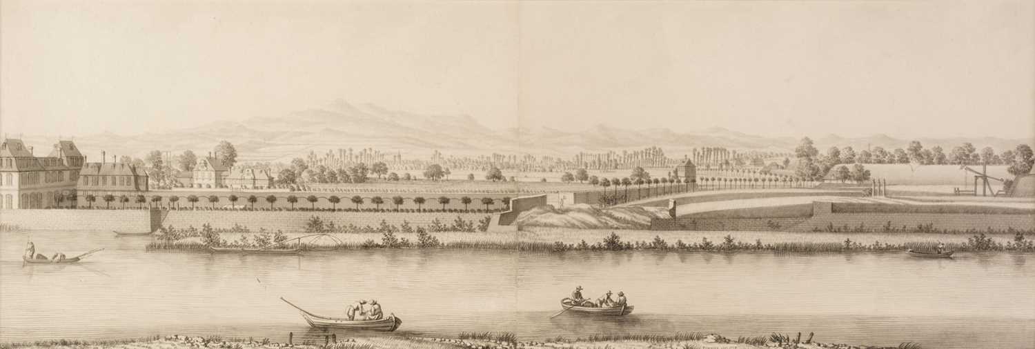 Lot 334 - Zehender (Johann Caspar, 1742-1805). Panoramic landscape, 1773