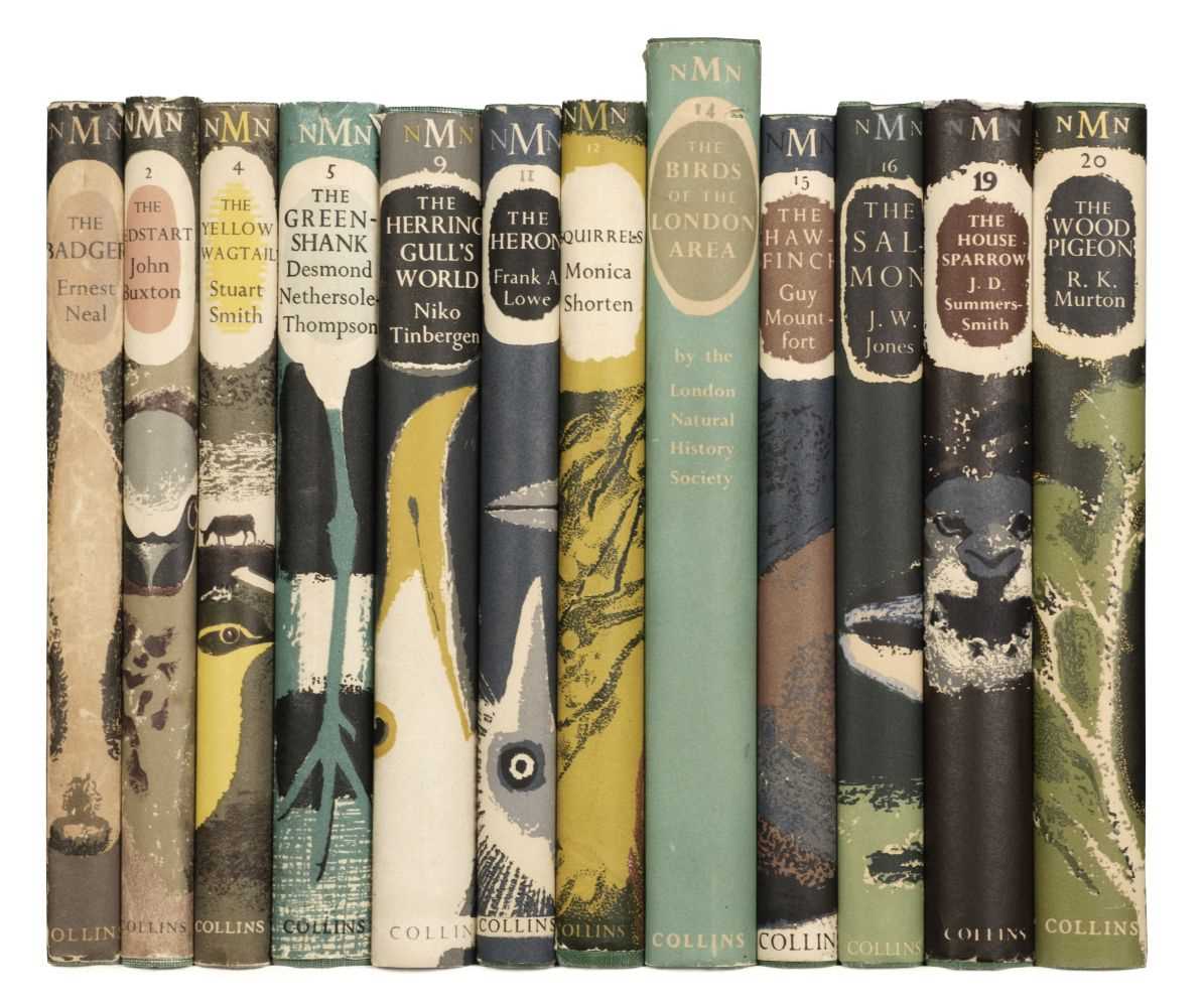 Lot 119 - New Naturalist Monographs. Numbers 1,2, 4, 5, 9, 11, 12, 14-16, 19, 20, 1st editions, 1948-65