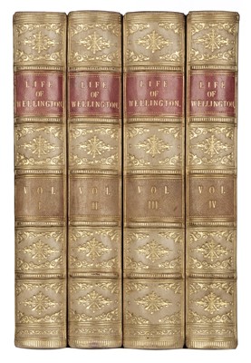 Lot 224 - Wright (George Newenham). Life and campaigns of Arthur, Duke of Wellington, K.G, 4 volumes, [1841]