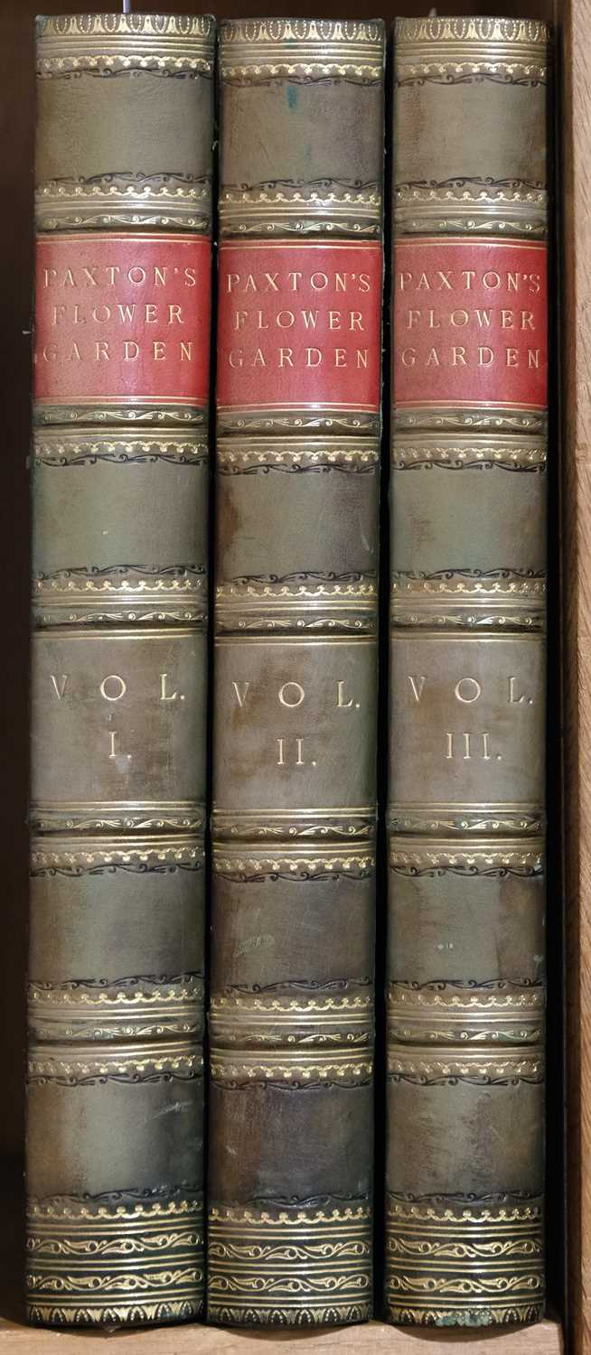 Lot 121 - Paxton (Joseph). Paxton's Flower Garden, 3 volumes, 1882-84