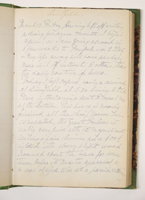 Lot 586 - Morrell (Harriette Anne). Manuscript journal, 1885 & 1890