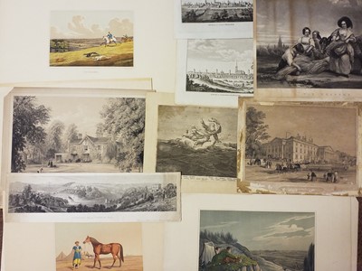 Lot 227 - Prints & engravings. A mixed collection of approximately 350 prints, 17th - 19th century