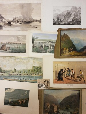 Lot 227 - Prints & engravings. A mixed collection of approximately 350 prints, 17th - 19th century