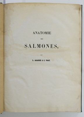 Lot 91 - Agassiz (Jean & Vogt, Carl). Histoire naturelle des poissons d'eau douce, 1839-45