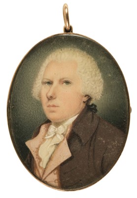 Lot 388 - Hazlehurst (Thomas, c.1740-c.1821, attributed to). Portrait of a gentleman, circa 1770