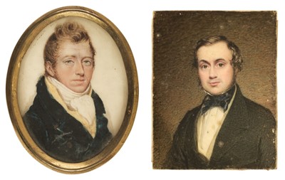 Lot 364 - Burt (Albin Roberts, 1783-1842). Portrait of a young gentleman