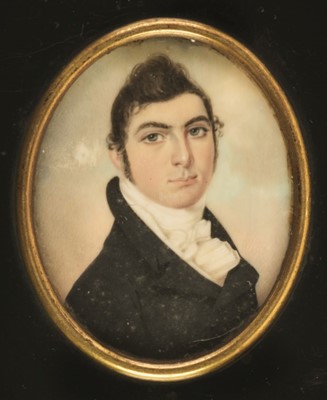 Lot 407 - Turmeau (John, 1777-1846, attributed to). Portrait of a young gentleman