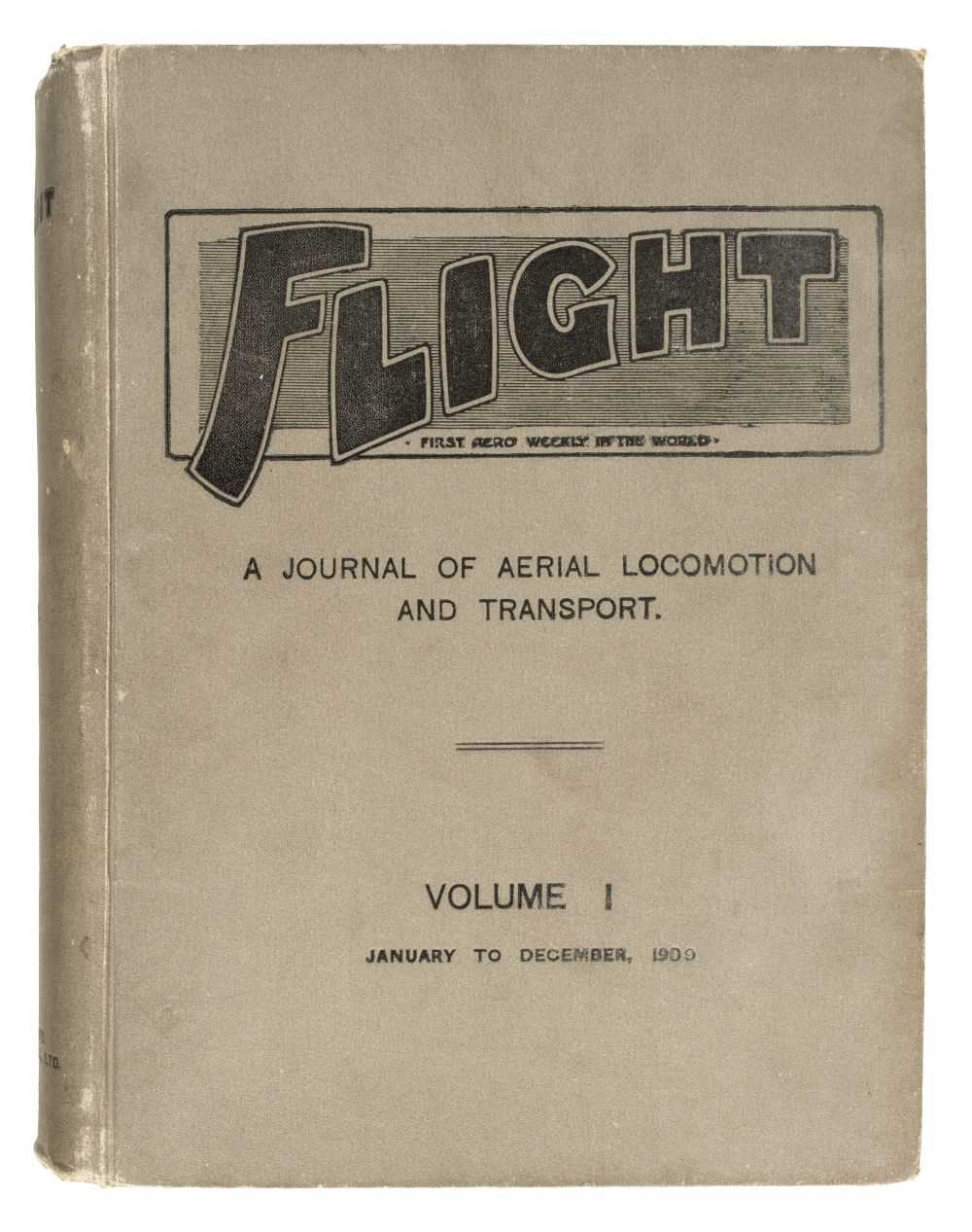 Lot 378 - Flight.  First Aero Weekly in the World, vols. 1-7, 1909-1915